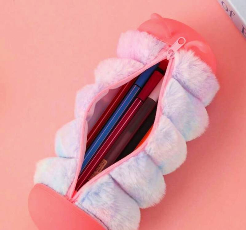 Soft Silicone Plush Pouch