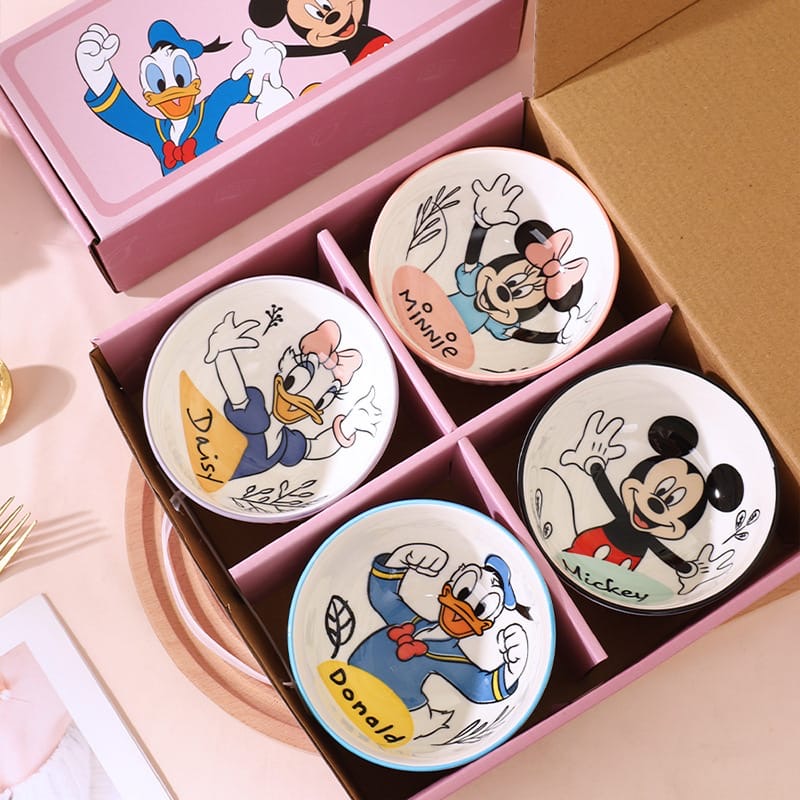 Mickey Minnie & Friends Bowl Set - 2 Pcs