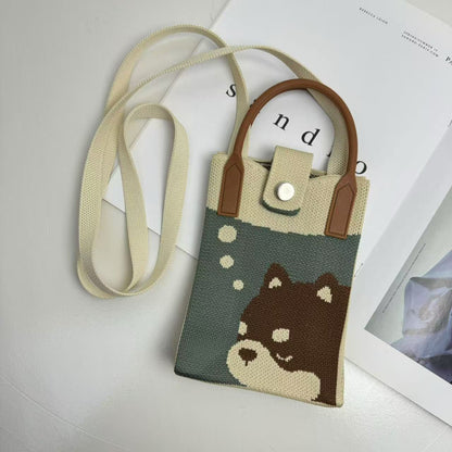 Korean Mobile Sling Bag- Teddy Edition