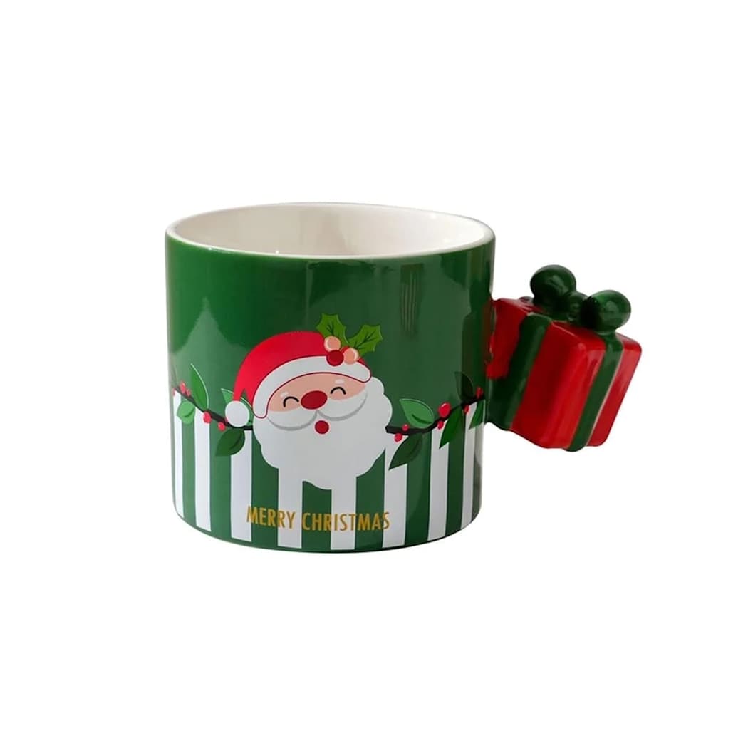 Christmas Santa Gift Ceramic Mug | Cute Christmas Mug