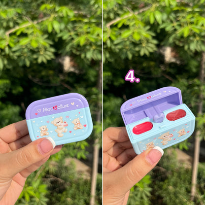 Teddy Airpods Case Lipstick