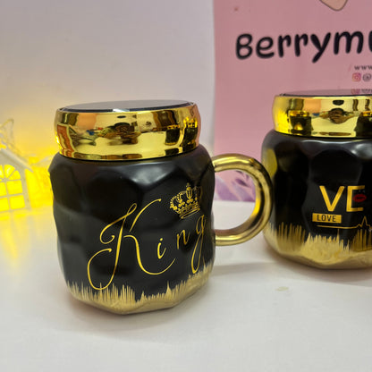 Black Gold Ceramic Mug