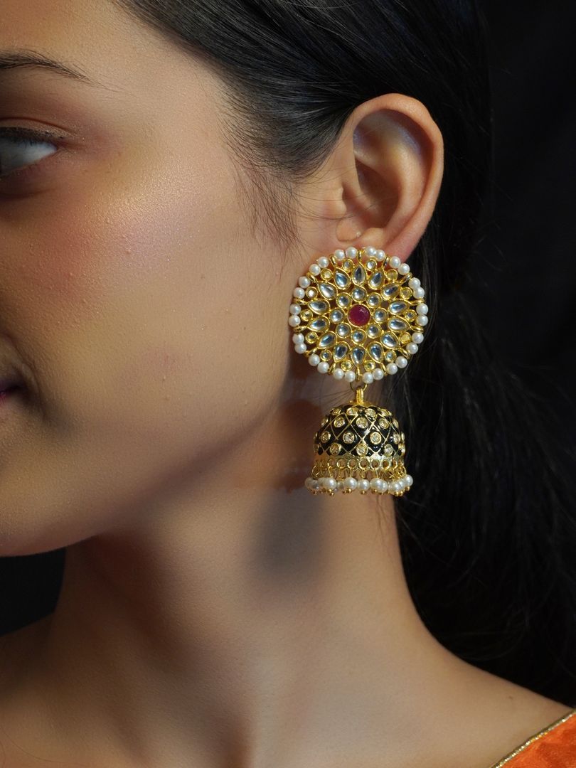 Kundan Jhumka Earring