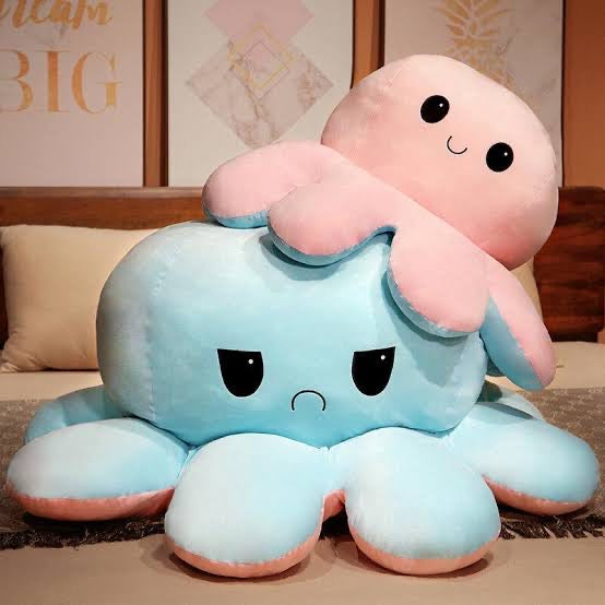 Jumbo Moody Octopus Soft Toy