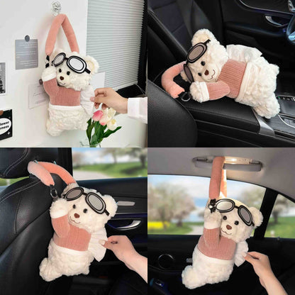 Pookie Teddy Bear Tissue Holder