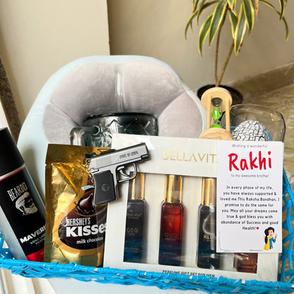 Premium Gift Basket for Brother/Rakhi Gift