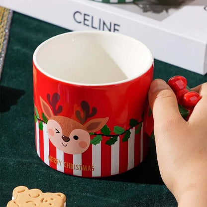 Christmas Santa Gift Ceramic Mug | Cute Christmas Mug