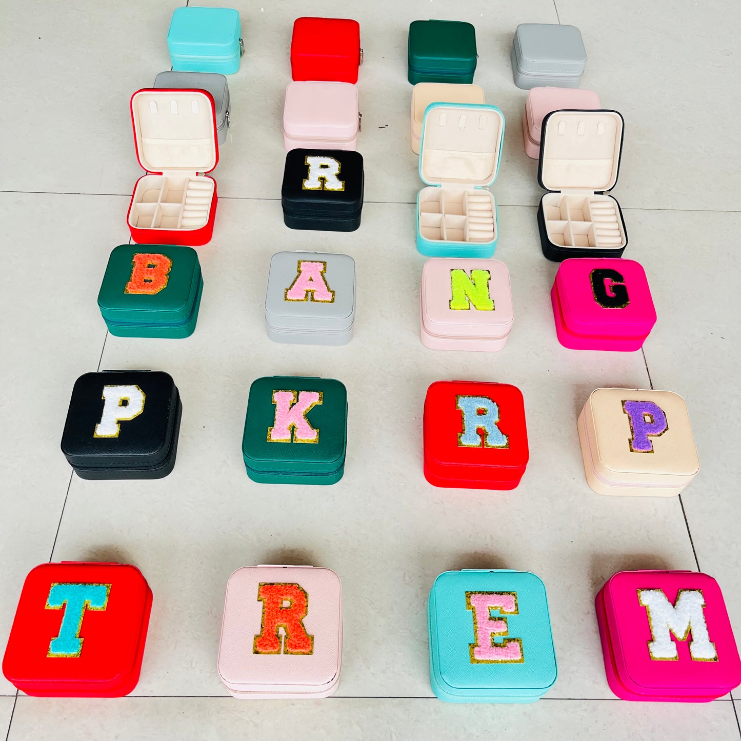 Pinteresty Jewellery Box/Organiser with Customised Initial