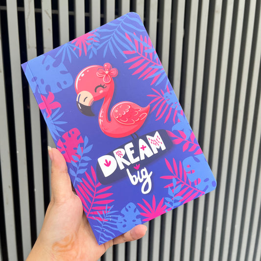 Dream Big Flamingo A5 Diary