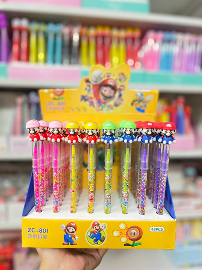 Super Mario Pencil (Set Of Pcs)