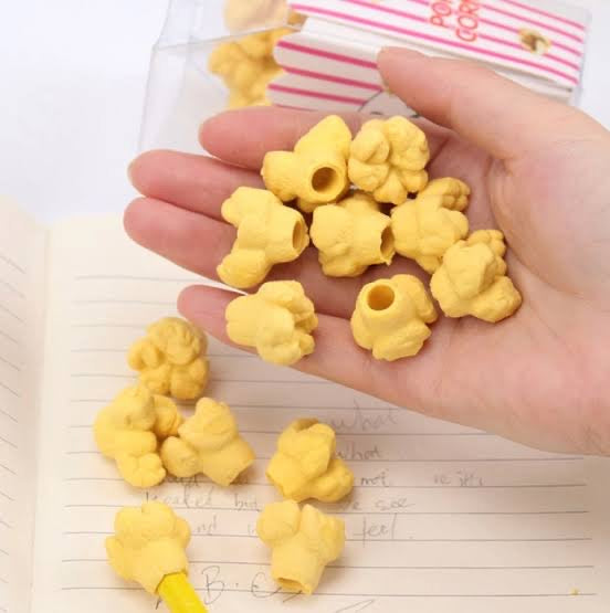 Popcorn Erasers/Toppers