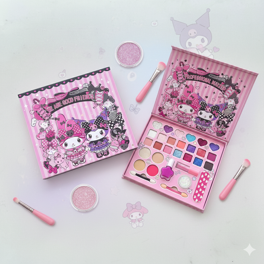 Sanrio Friends Beauty Makeup Set | Kid's Makeup Book/Combo