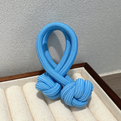 Rubber Knotted Hair Ties- 2 Pcs Set