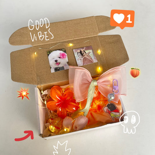 Orange Slush LED Hamper