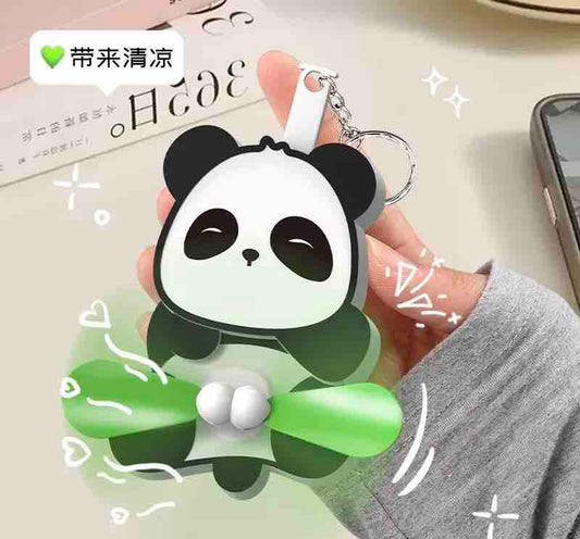 Panda Fan Keychain