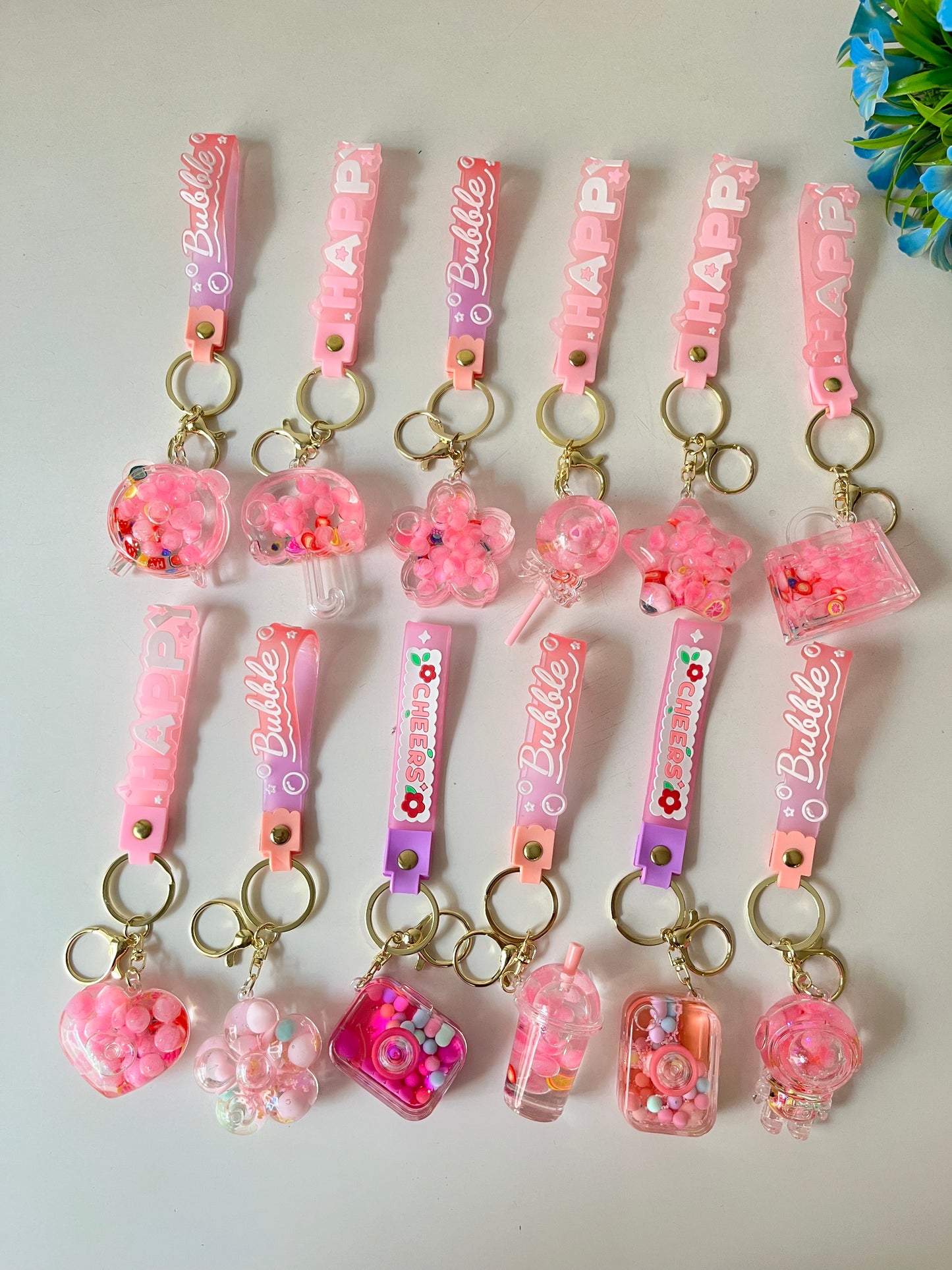 Pink Floating Water keychain | Buy 1 & Get 1 FREE