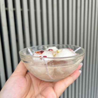 White Rasgulla Handmade Candle 2.0 | Sweets Candle