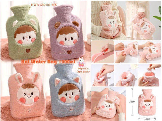 Cute & Warm Bunny Hot Water Bag - 1000 ml