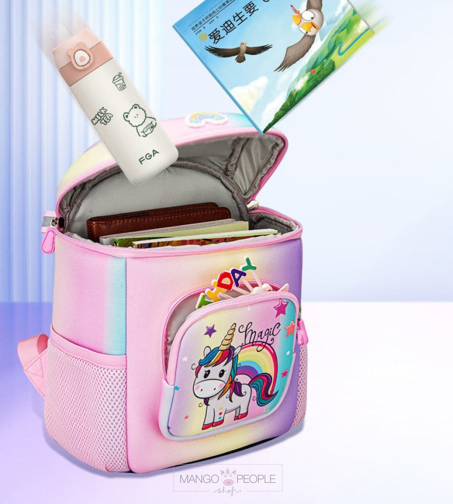 3D Unicorn Premium Bagpack with large Capacity/Kindergarten Kids Bag