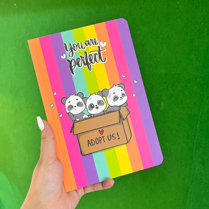 Perfect Panda A5 Diary/Notebook