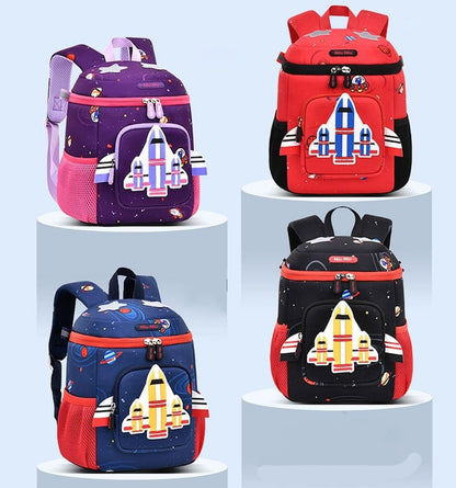 3D My Friend Rocketry Space Kids Bagpack/Premium Space School Bag with Buckle