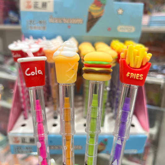 Fast Food Pencils (Set of pcs)
