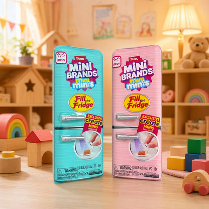 Mini Brands Fill the Fridge DIY Playset | Cute Miniature Decor