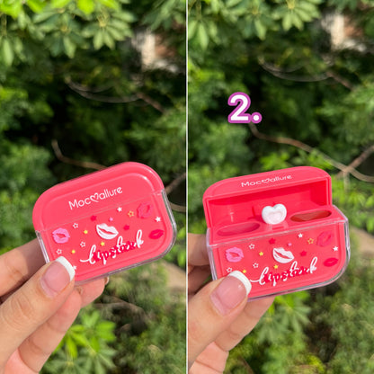 Kawaii Airpods Lipstick Case