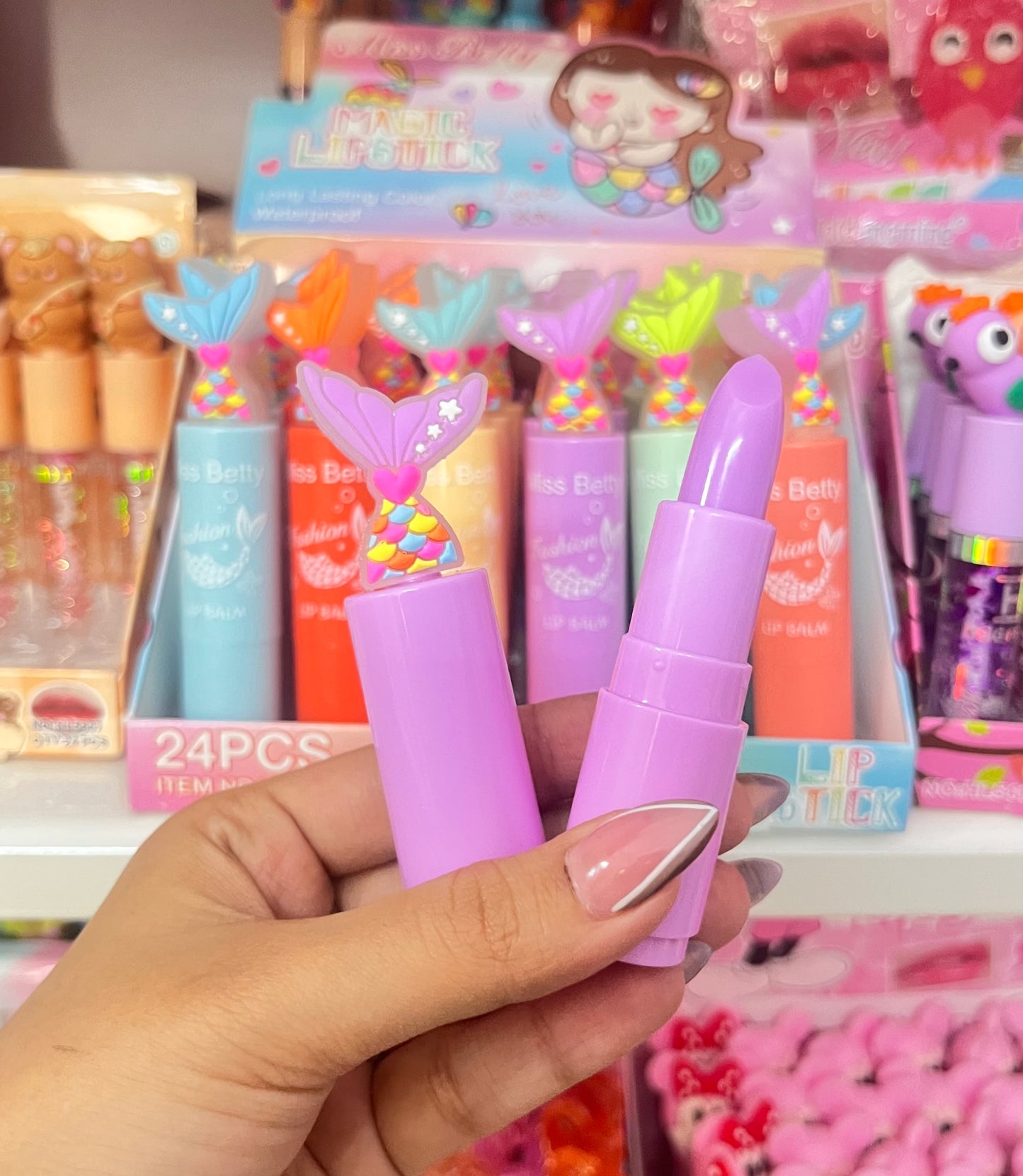 Mermaid Tail Lipbalm/Cute Lipbalm