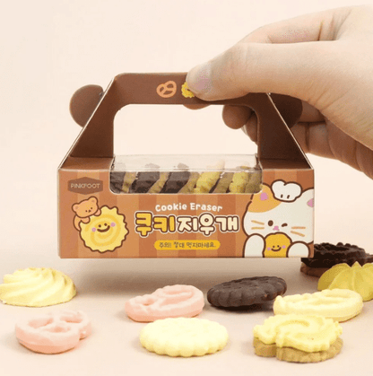 Cute Cookie Bakery Eraser Set