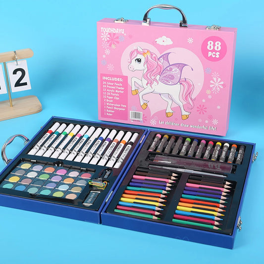 Unicorn & Space - Coloring, Drawing & Painting Gift Set