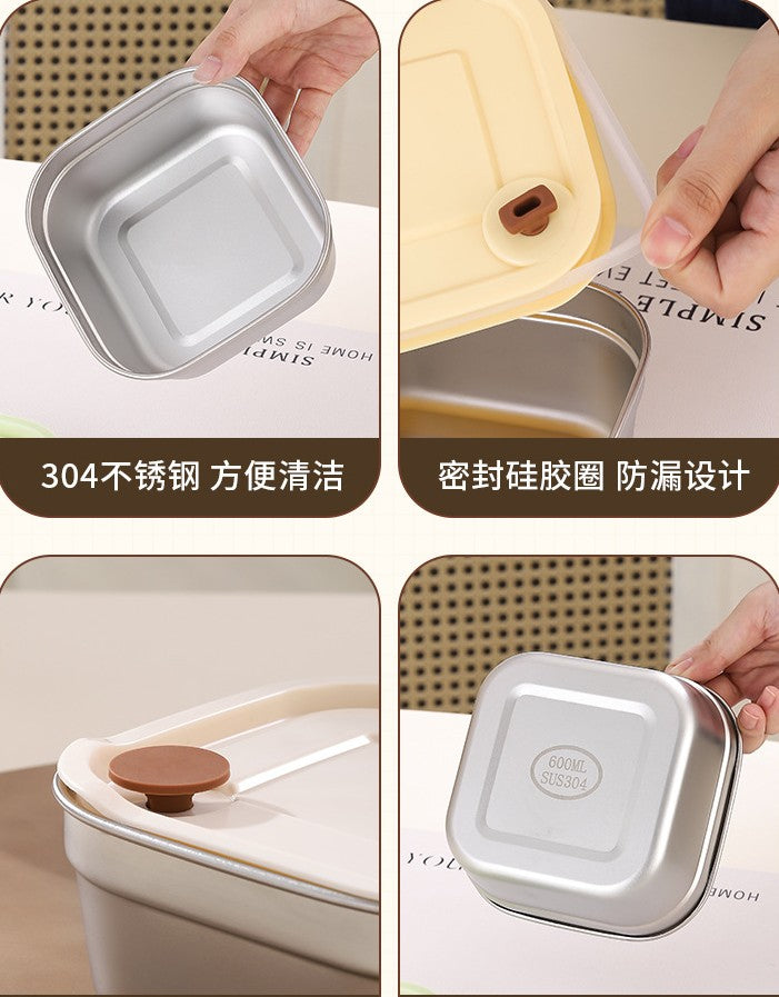 304 Steel Lunch Box - Travel Friendly Design