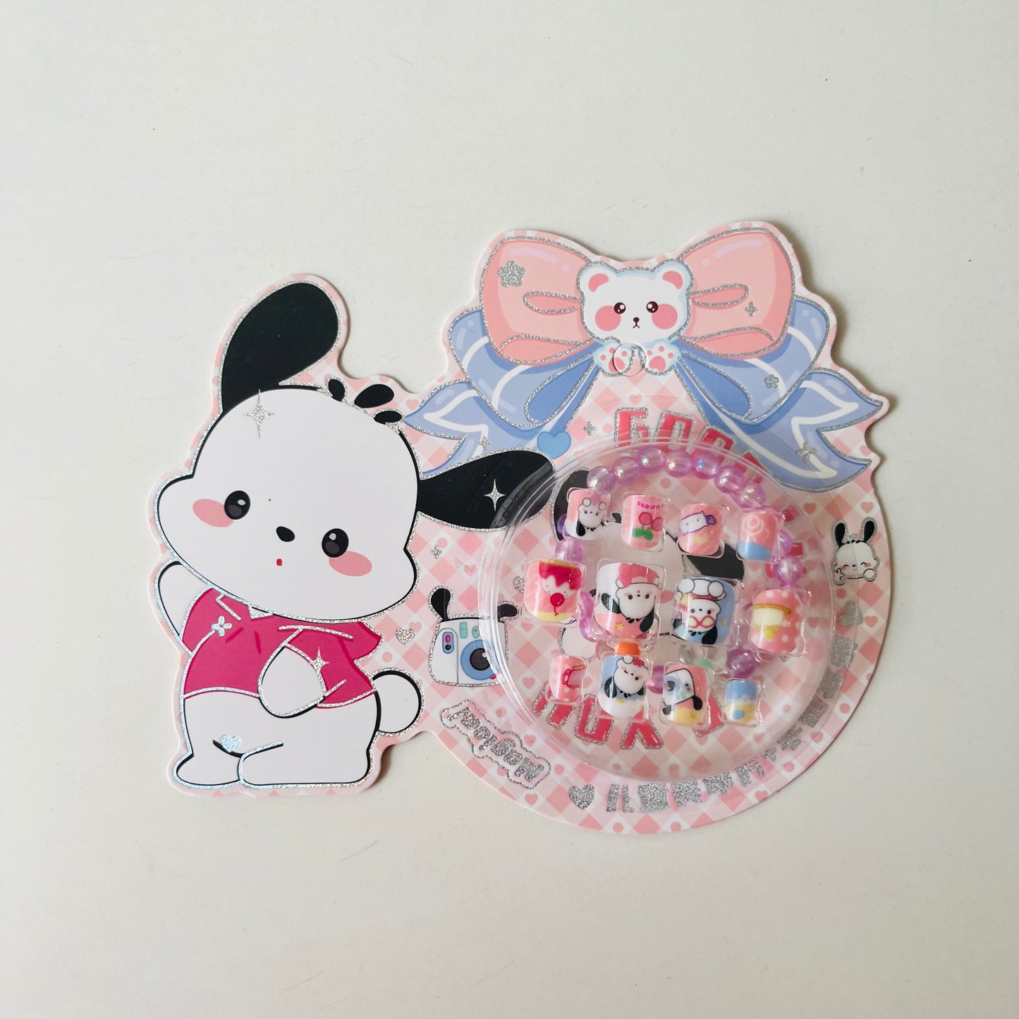 Sanrio Kid’s Nails & Bracelet Set