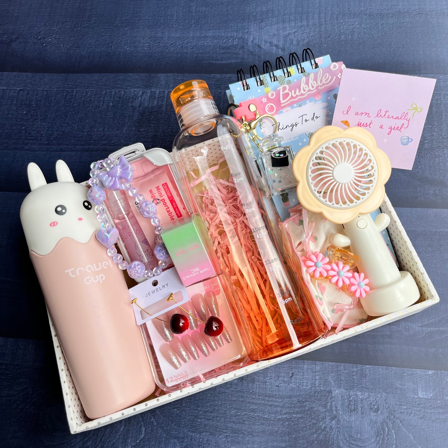Kawaii Travel Basket Hamper