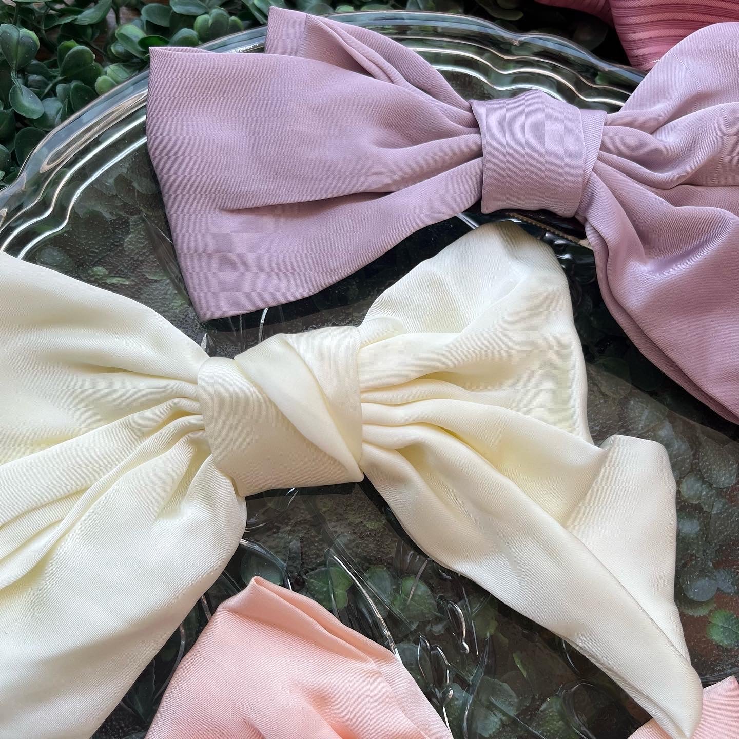 XL Satin Hair Bows/ Premium Korean Bows