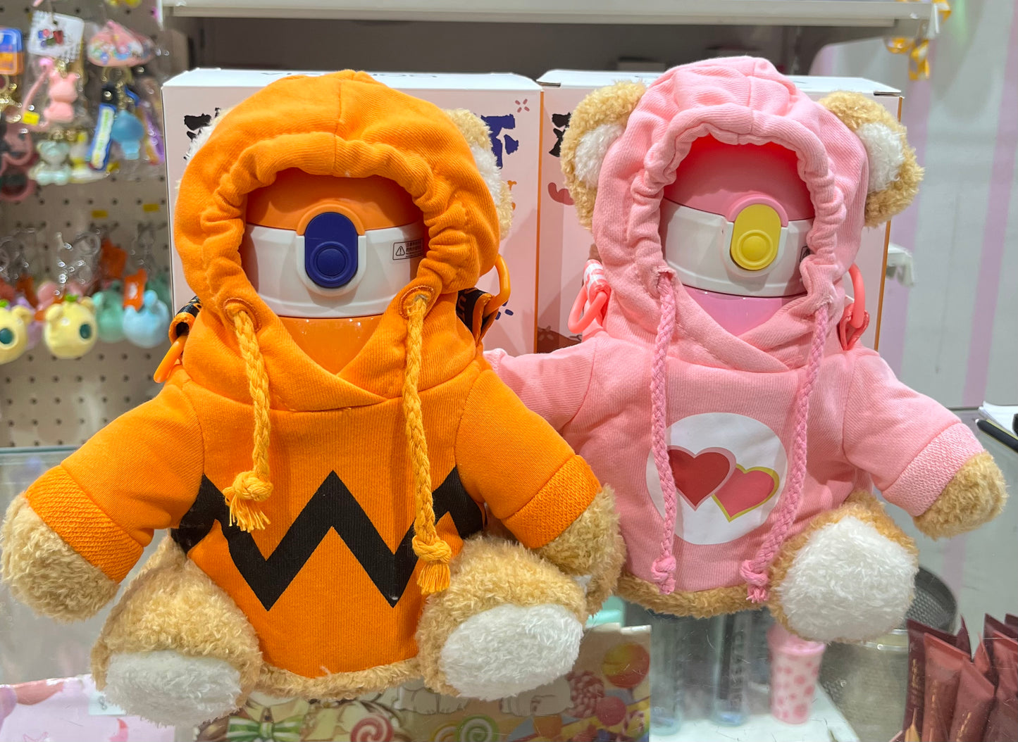 Teddy Bear Hoodie Bottle/Cute Bottle for Kids