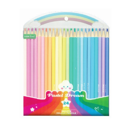 Pastel Dream 24 Colour Pencils Pack