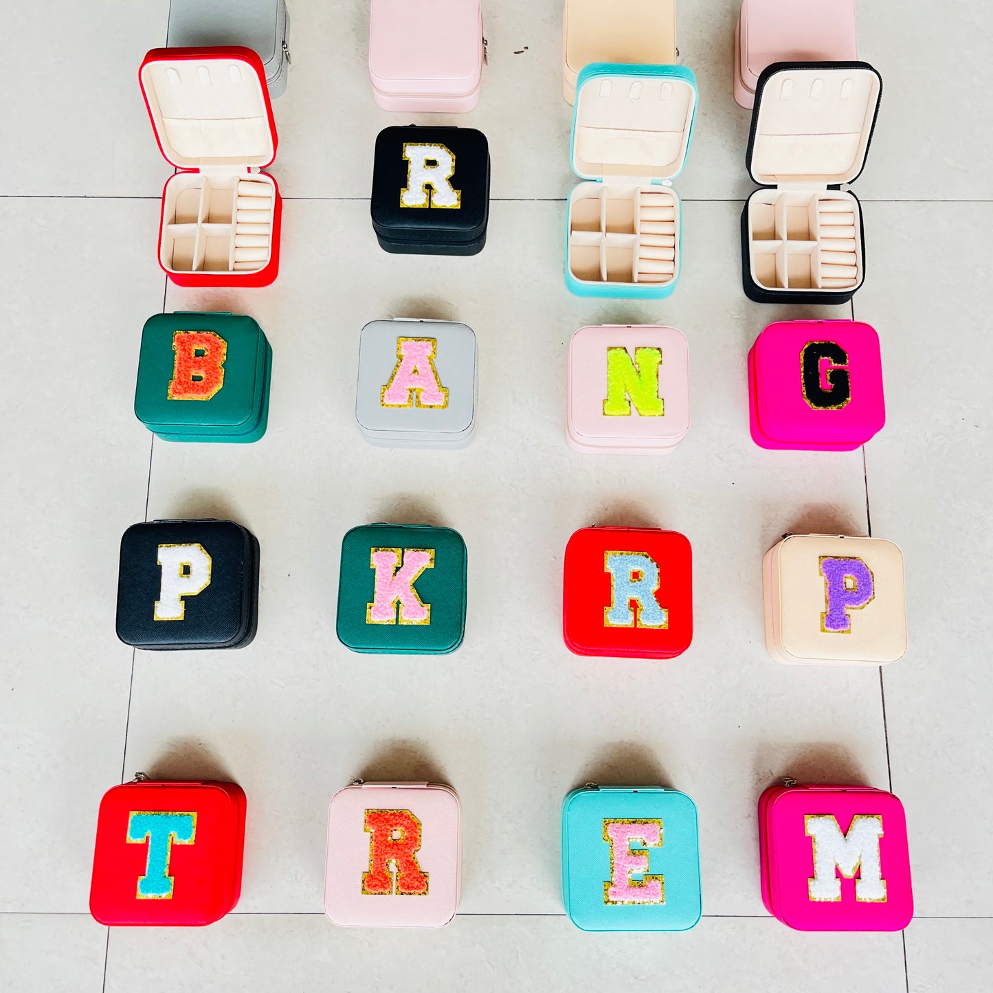 Pinteresty Jewellery Box/Organiser with Customised Initial