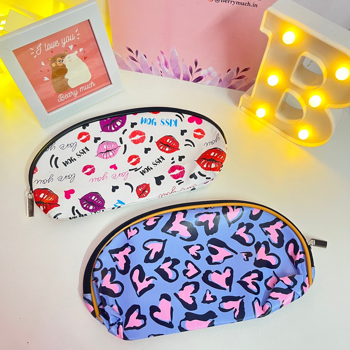Printed Makeup Pouches