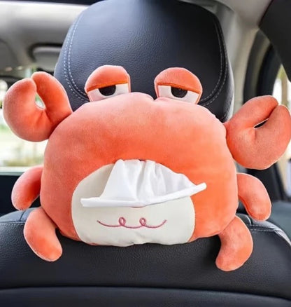 Plush Car Tissue Holder