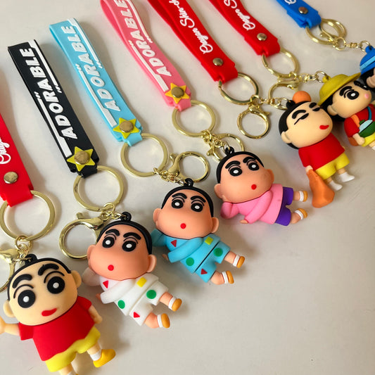 Shinchan Premium Silicone Keychain