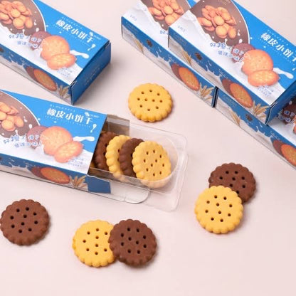 Cookie Erasers Pack (Set of 6 Pcs)