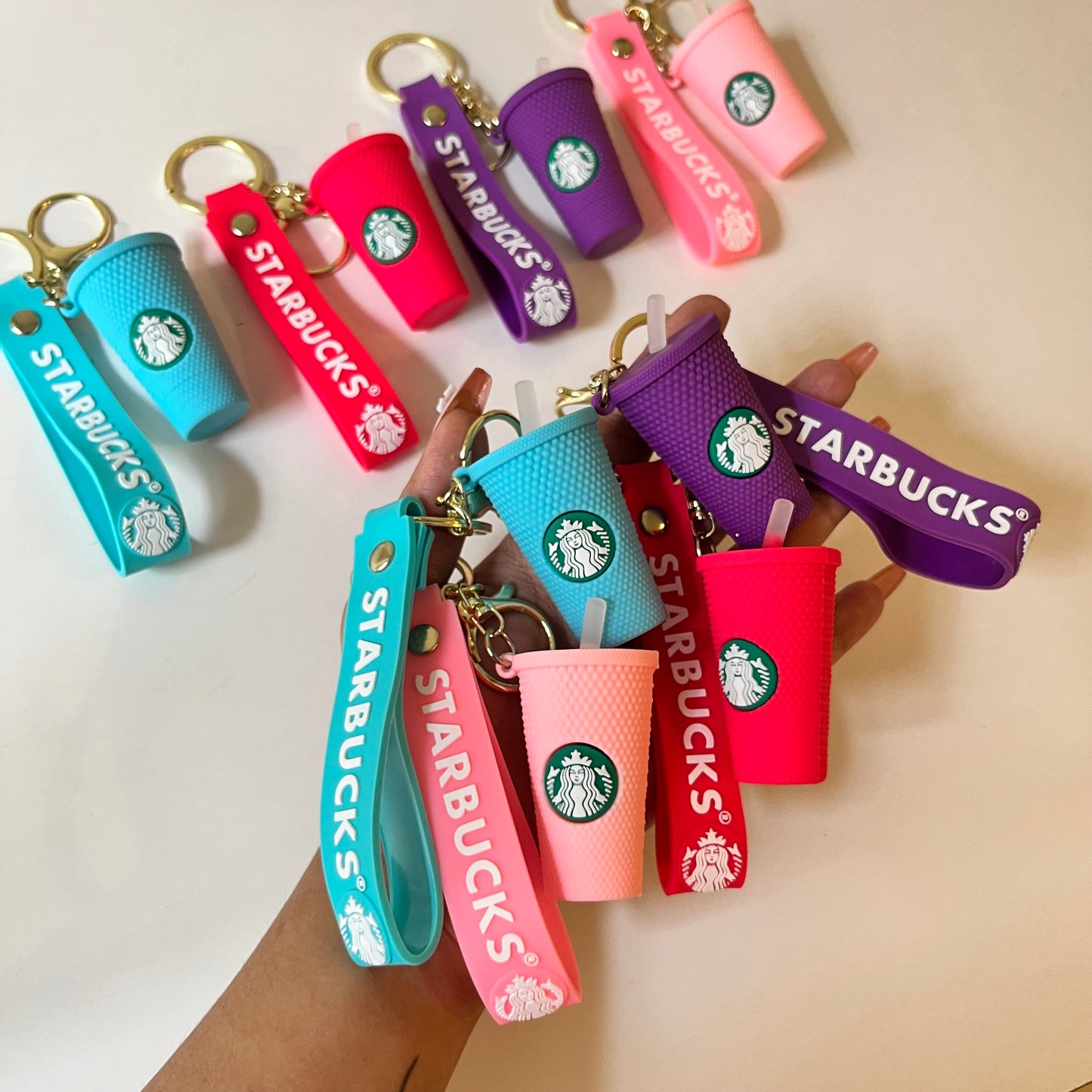 Starbucks Sipper Premium Silicone Keychain