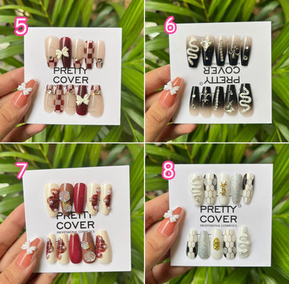 Pretty Nail Extensions- Set of 24 Pcs