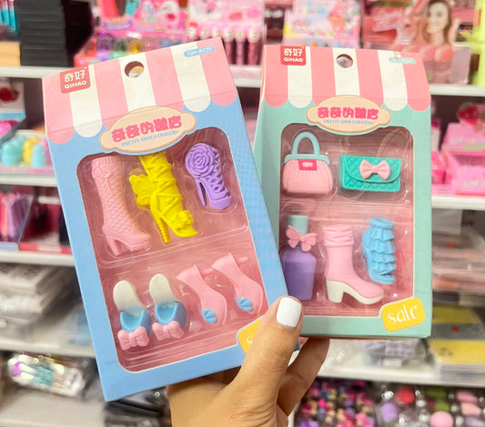 Shopping Eraser Sets