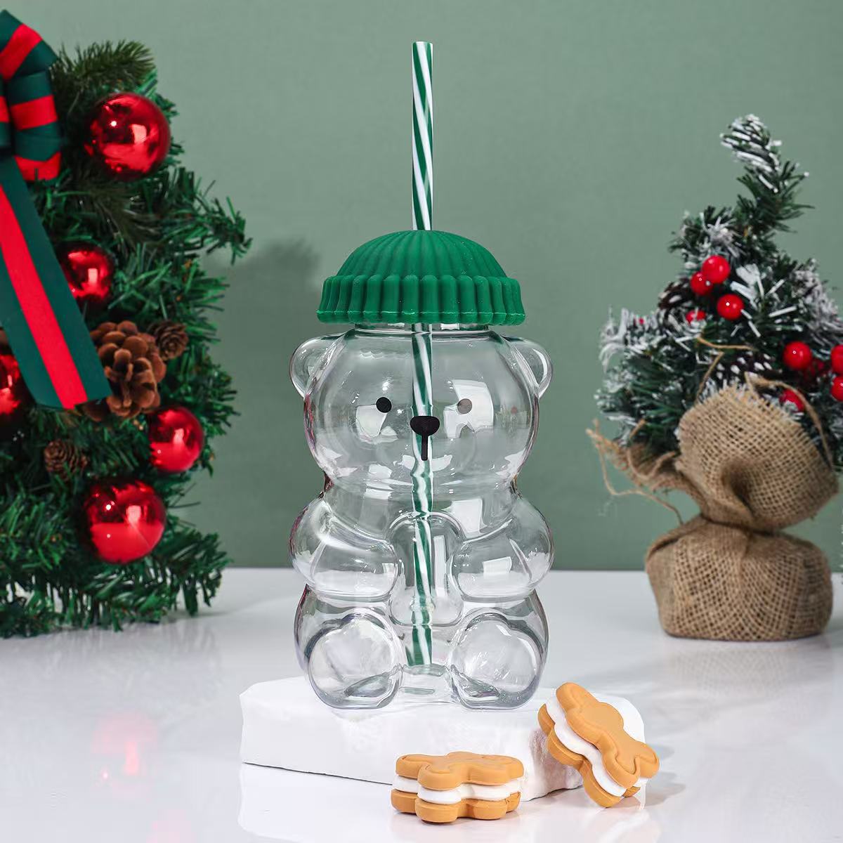 Starbucks Teddy Glass Sipper