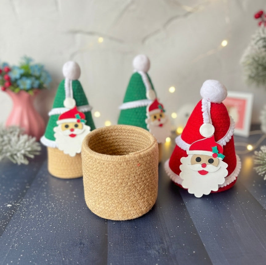 Little Santa Jute Basket