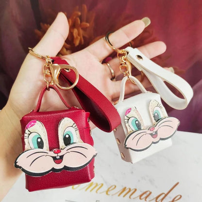 Cute Rabbit Mini Bag Keychain