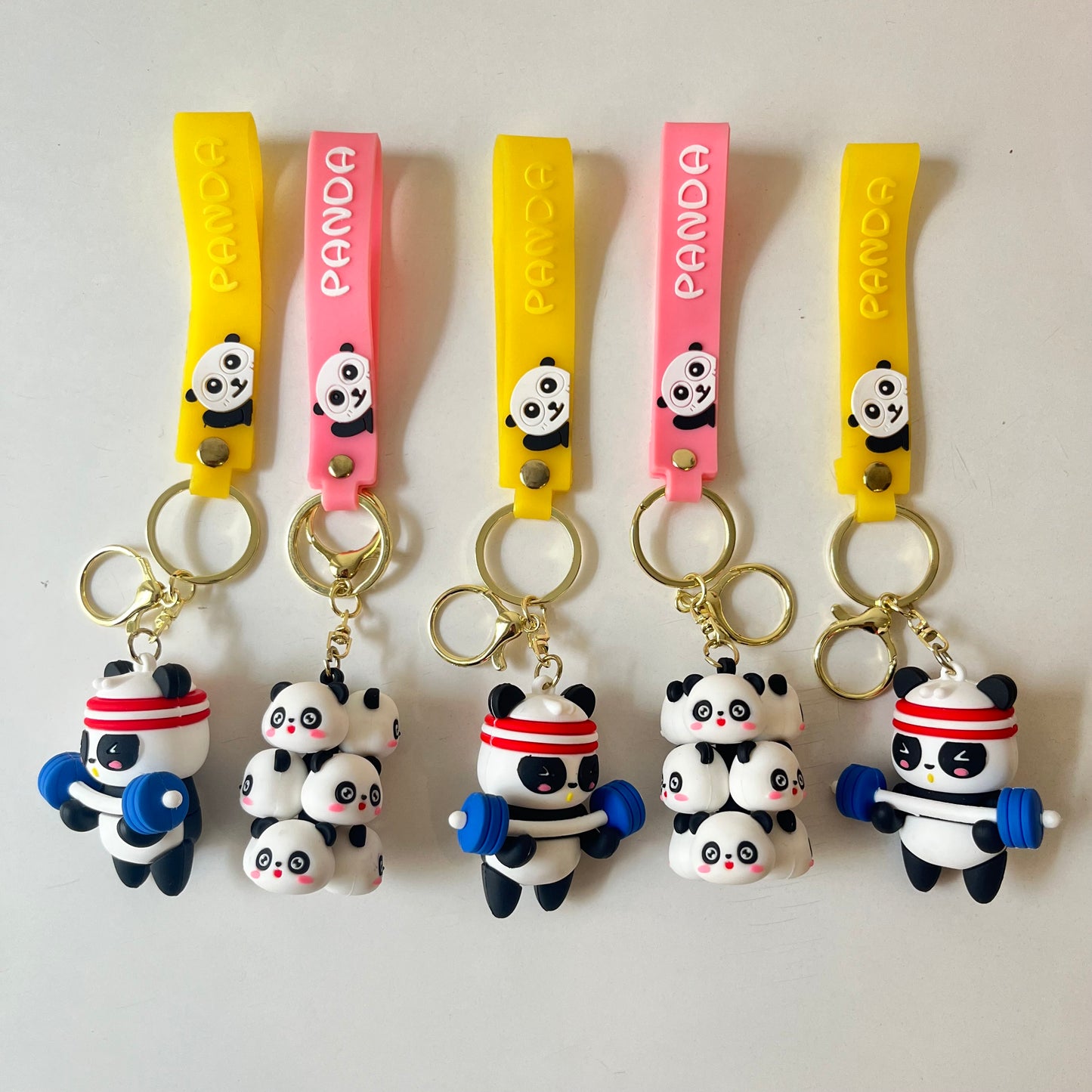 Panda Premium Silicone Keychain