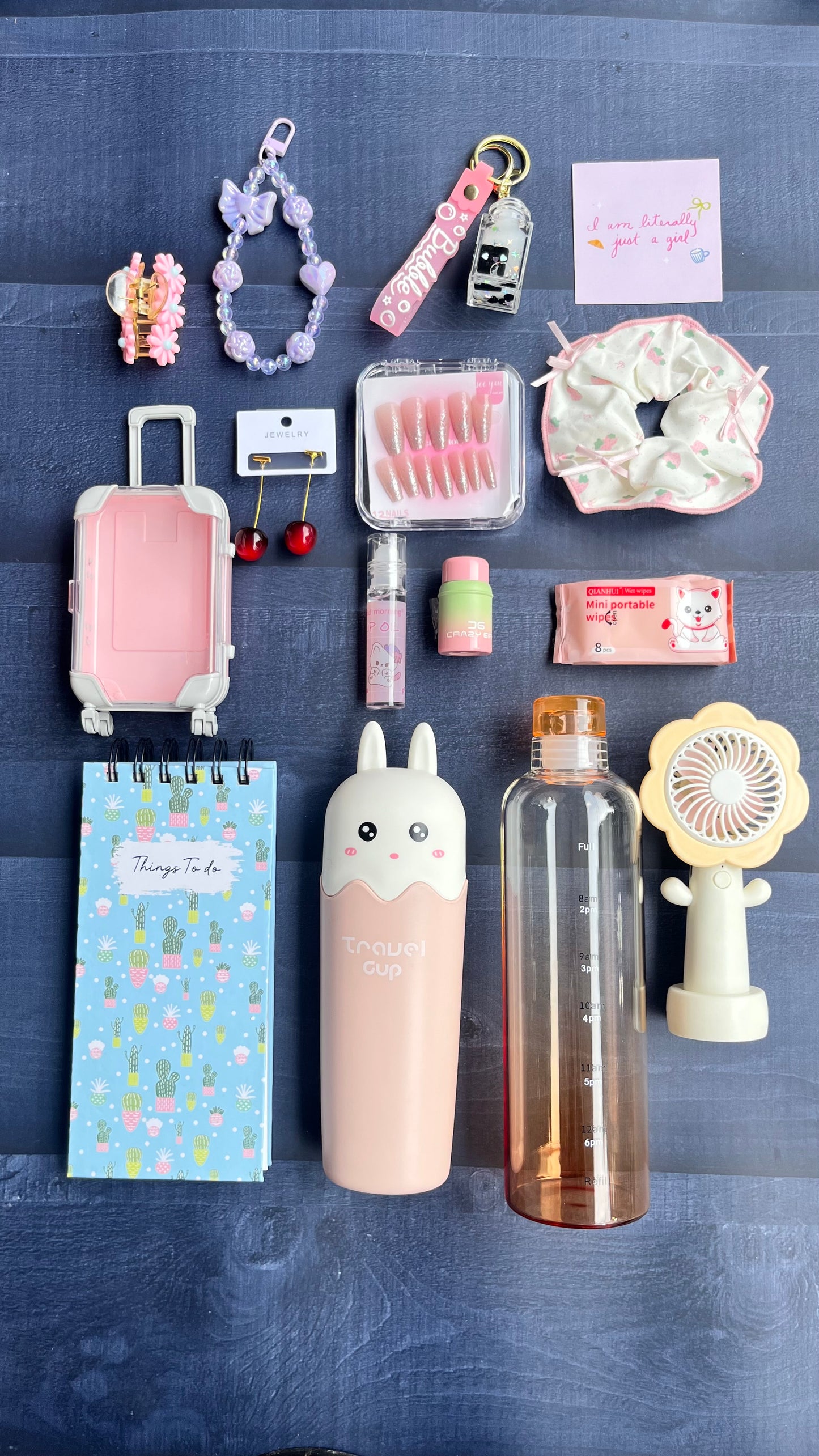 Kawaii Travel Basket Hamper